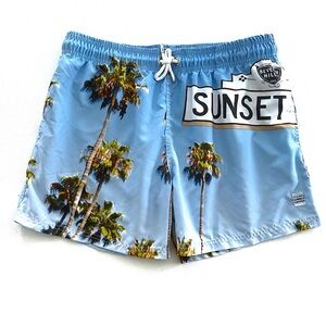 azul Siete Sunset Blvd Swim Shorts Size XXL